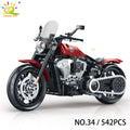 Moto de Brinquedo Realista para Montar