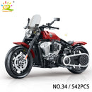 Moto de Brinquedo Realista para Montar