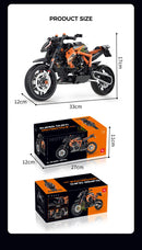 Moto de Brinquedo Realista para Montar