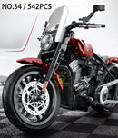 Moto de Brinquedo Realista para Montar