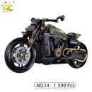 Moto de Brinquedo Realista para Montar