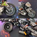 Moto de Brinquedo Realista para Montar