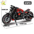 Moto de Brinquedo Realista para Montar