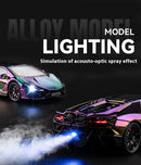 Lamborghini Revuelto Realista com Luzes e Fumaça !