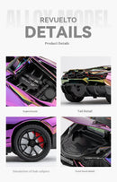 Lamborghini Revuelto Realista com Luzes e Fumaça !