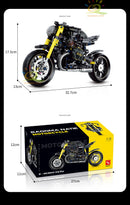 Moto de Brinquedo Realista para Montar