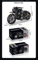 Moto de Brinquedo Realista para Montar