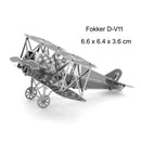 Avião de Metal Realista para Montar ! 3D