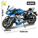 Moto de Brinquedo Realista para Montar