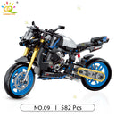 Moto de Brinquedo Realista para Montar