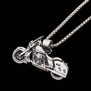 Corrente com Pinjente de Moto - Aço Inoxidável !