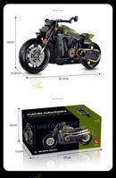 Moto de Brinquedo Realista para Montar