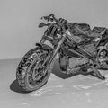 Moto 3D em Metal Para Montar !